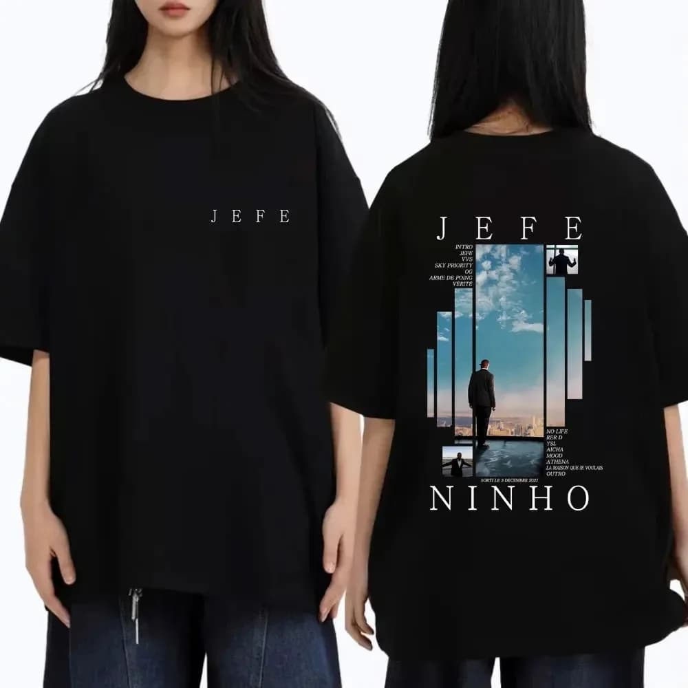 T-shirt con grafica rap, abbigliamento alla moda da uomo, streetwear, uomo e donna, hip-hop, cultura pop
