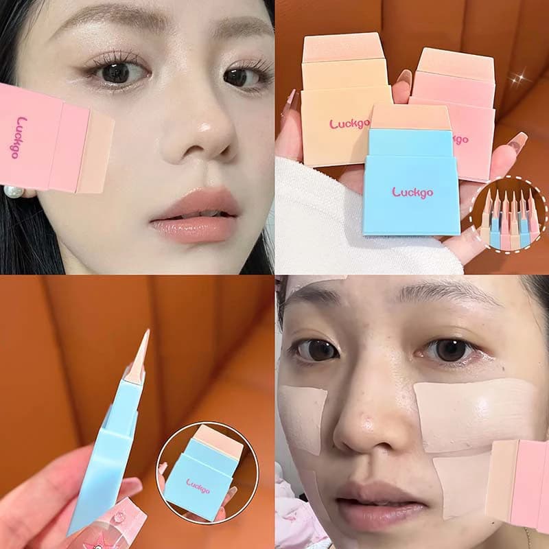 Portable Silicone Background Brush Uniformly Applied Powder Layerless Head Flat Head Base for Face Beauty Tools for Makeup Easy to clean