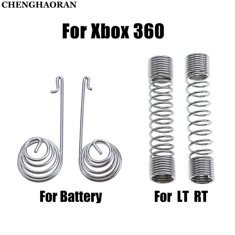 5Set Per Xbox 360 XBOX360 Controller di Gioco Wireless LR Sinistra Destra Batteria Trigger Primavera RT LT Maniglia Molle Kit di Riparazione