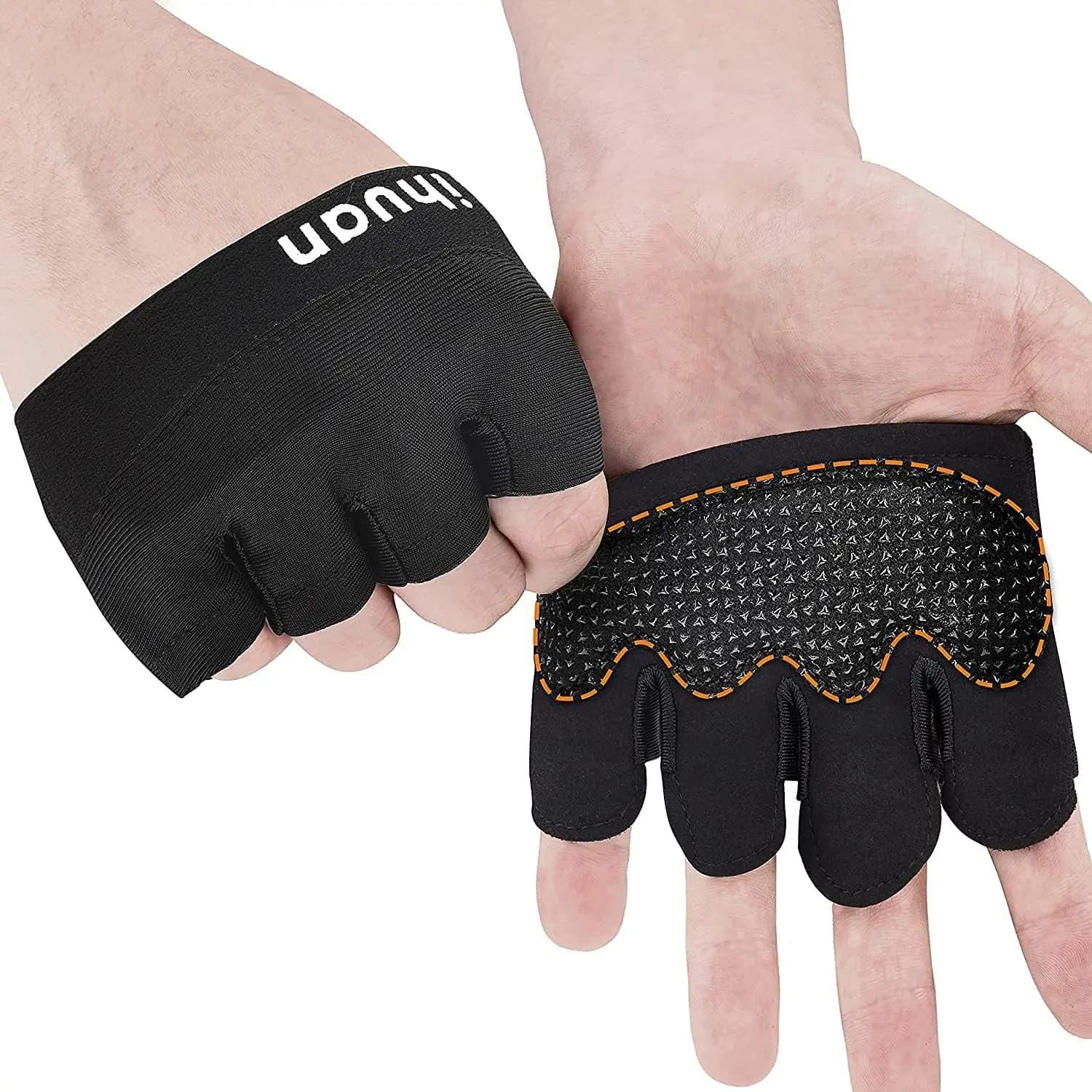 Guanti da Palestra per Sollevamento Pesi per Uomini e Donne, Traspiranti, Anti-Callus, Compatibili con Smartwatch