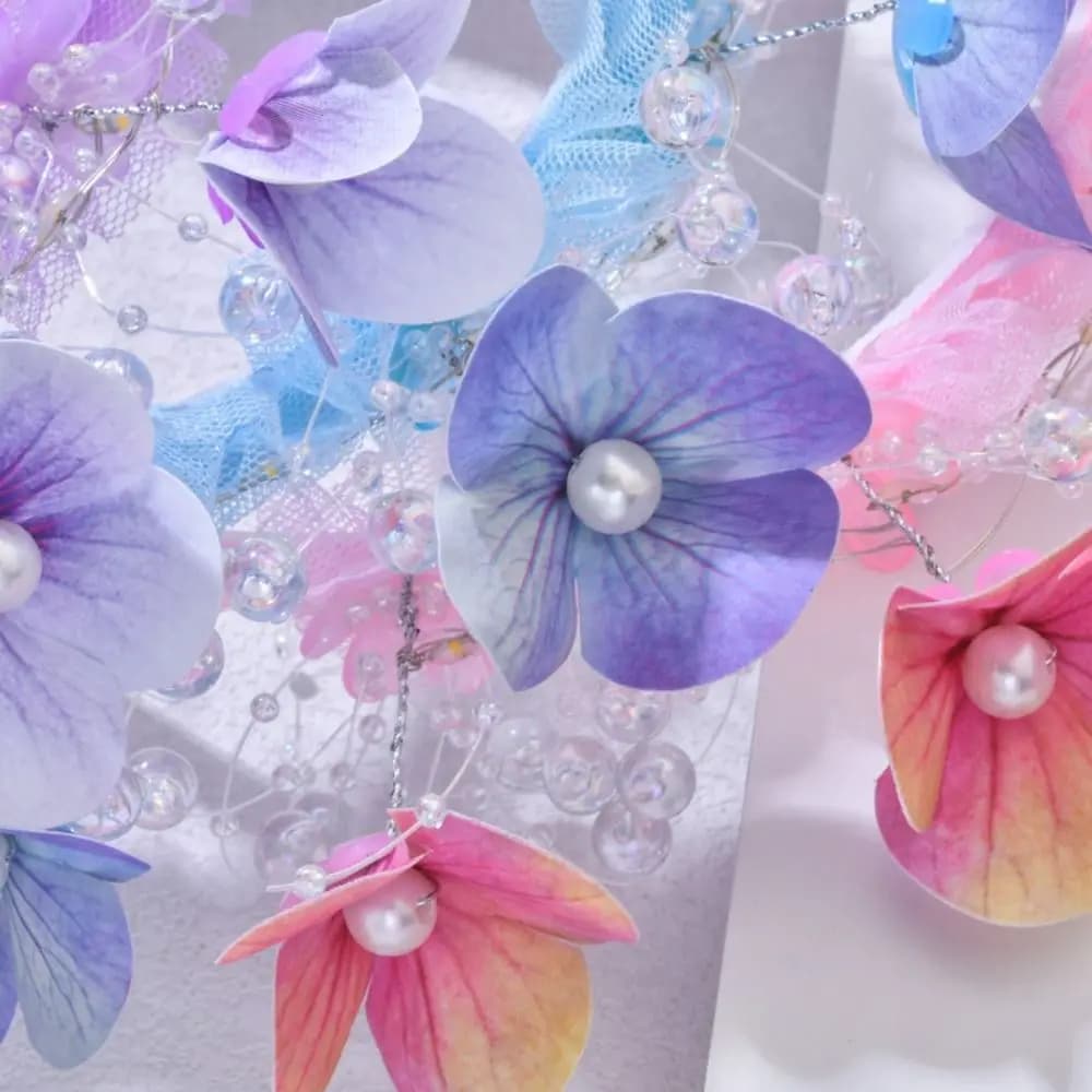 Sweet LED Light-Up Hairband Butterfly Decoration with LED Lights Butterfly Headband Fairy Style Flower Decoration
