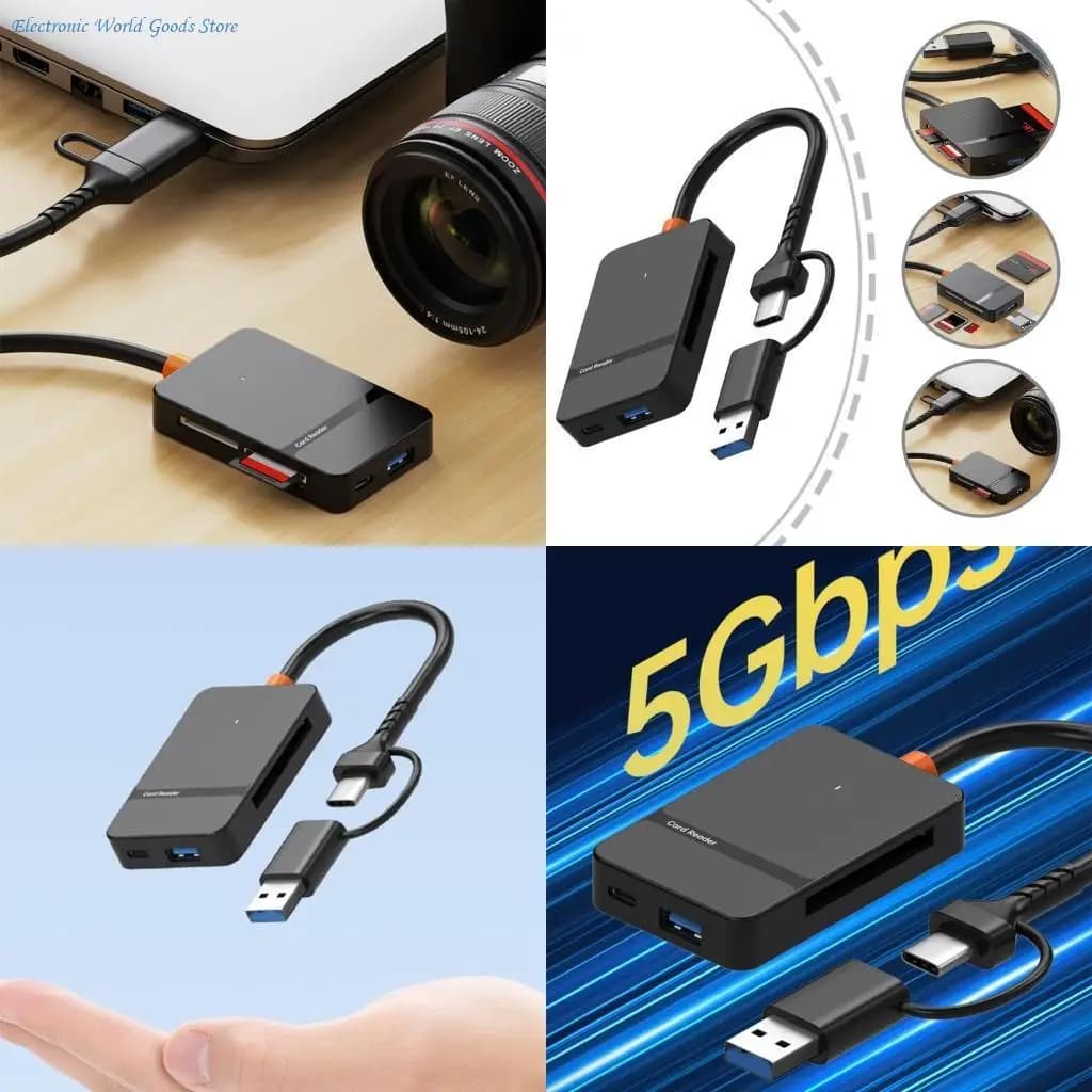 A3PD USB USB C Lettore schede MS Lettore schede memoria Adattatore connettori trasferimento Sostituzione