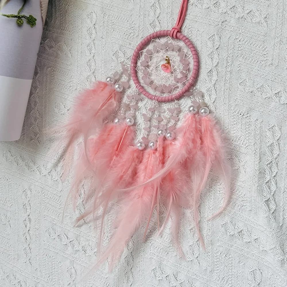 Car Interior Accessories Car Hanging Car Pendant Lucky Feather Mini Dream Catcher Car Ornament Mirror Hanging Pendant Car