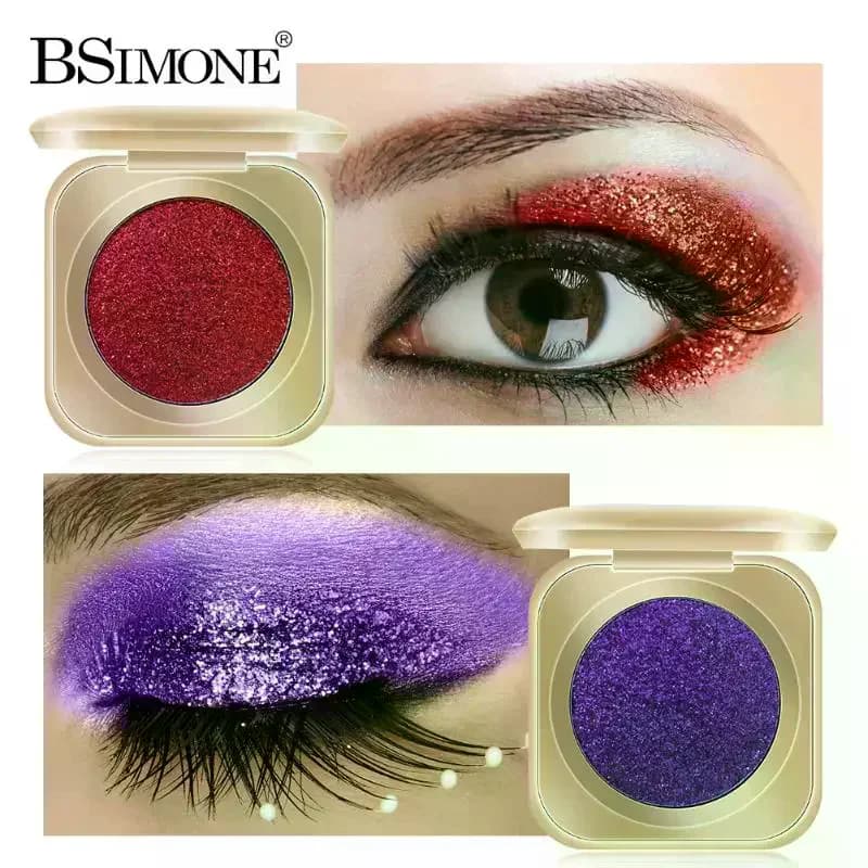 BSIMONE Palette Glitterated Monochromatic Umbrellas, Illuminant in Pearl Powder, Brilliant and Bright Eyes Makeup, Cosmetic