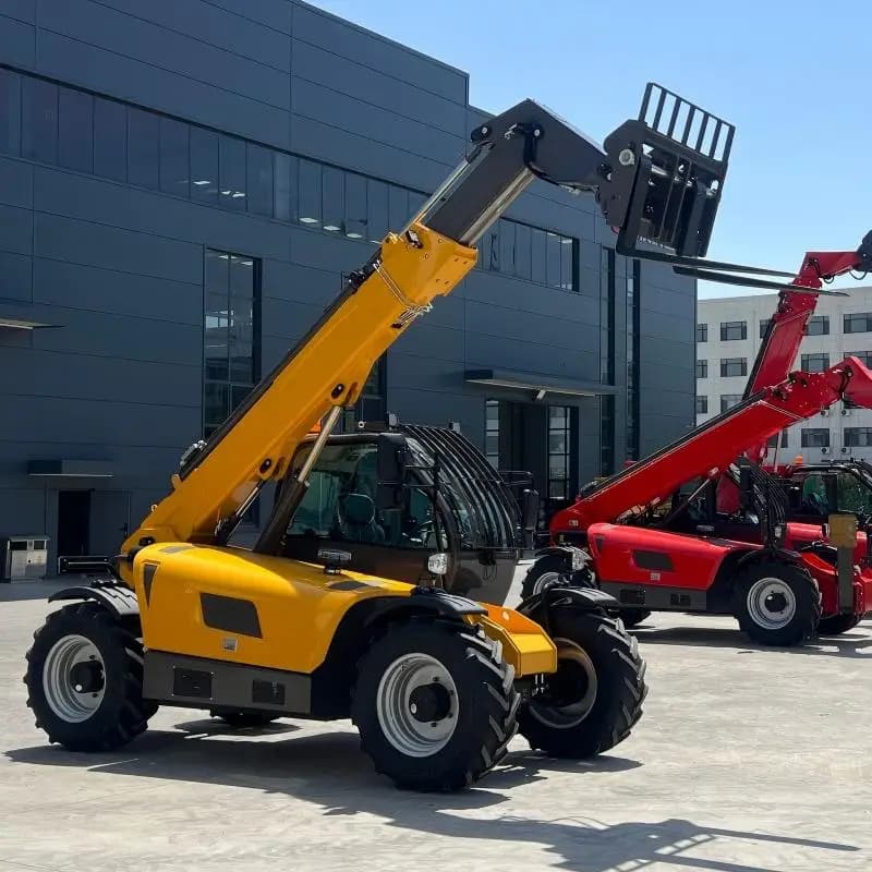 4T Telescopic Handler Forklift 3T 5T Mini Telehandler Telescopic Forklift Luxury Cab Heating Air Conditioner Diesel Fork Lift