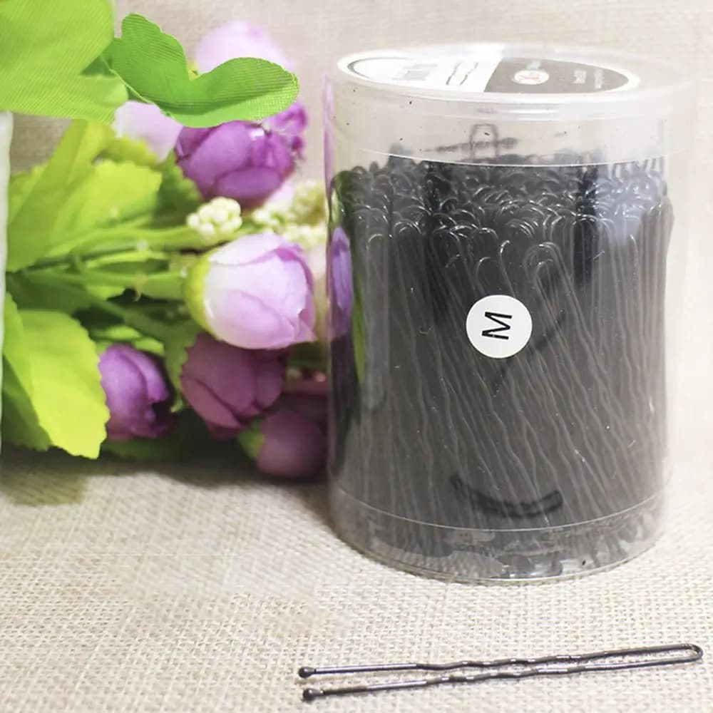 Durable Invisible Hair Clips Barrette Flexible Salon Grip Clip Black Lightweight Bobby Pin Hair Styling