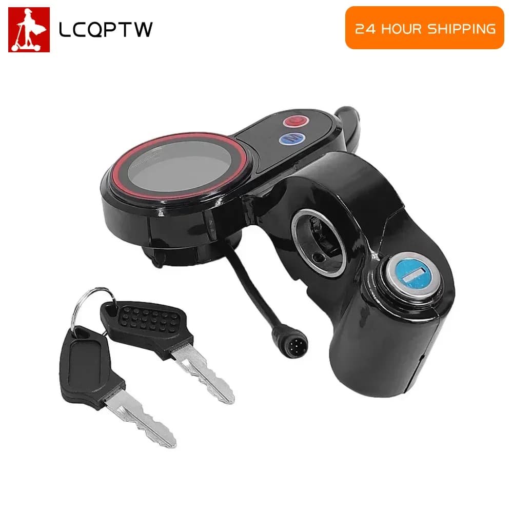 LCD Display For Hitway H5 Kickscooter 6 Pin Display With Locking Instrument Accessories Electric Scooter Dashboard Part