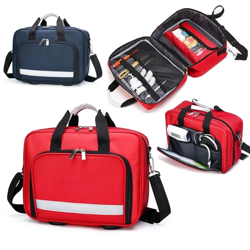 Kit di pronto soccorso da campeggio Borsa vuota Borsa medica Borsa di stoccaggio medica Tuta da viaggio multifunzione impermeabile Sopravvivenza di emergenza