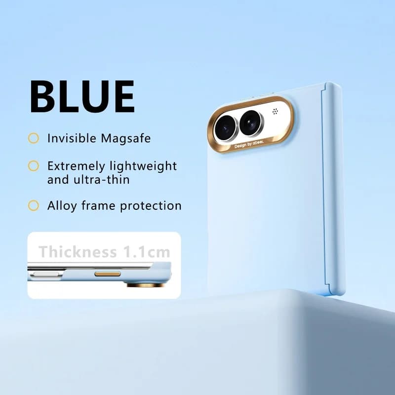 Luxury Skin Magnetic phone case For iPhone Ultra with hinged anti drop protective Cover For Magsafe iPhone Ultra case