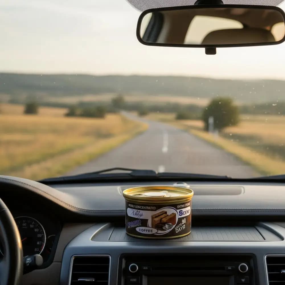 Deodorant for car in long lasting fragrant wood block, eliminates smells for home and closet, N7P2