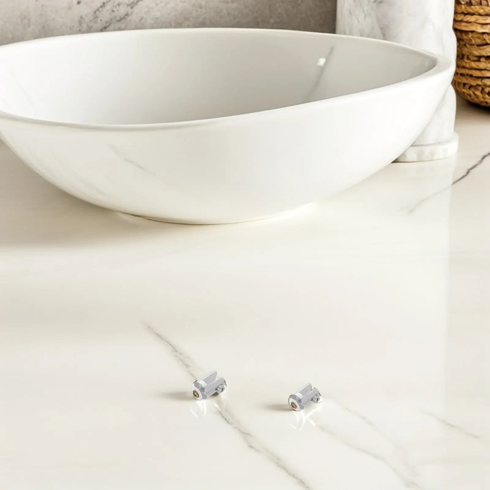 10 Pezzi Clip in Lega di Zinco per Vetro, Supporti per Specchio Senza Cornice, Morsetti per Specchio da Bagno, Supporto per Mensola per Vetro da 4-6 mm per Doccia e Toeletta