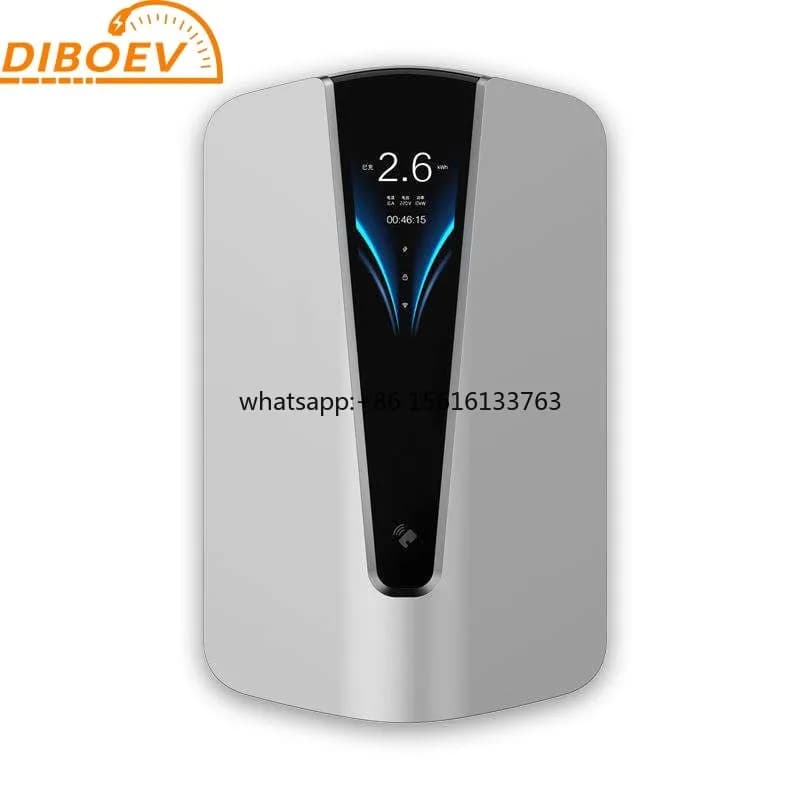 Caricatore EV DIBOEV Tipo 2 CCS Trifase 7kW 22kW, Stazione di Ricarica Rapida a Parete, Impermeabile IP65, Certificato CE, Modello V3