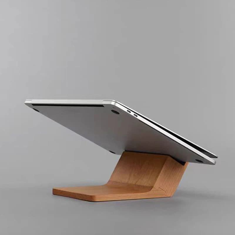 Nuovo supporto per laptop in legno massello minimalista sospeso base rialzata estetica base desktop personalizzazione