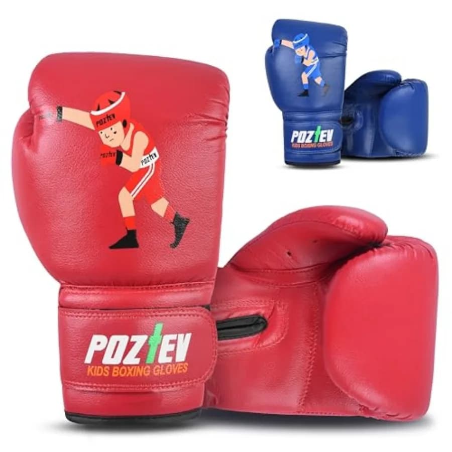 Youth Boxing Gloves for Ideal for Boxing, Kickboxing, Muay Thai, UFC, MMA - Beginner Junior Heavy Punching Bag Gloves for Sparr