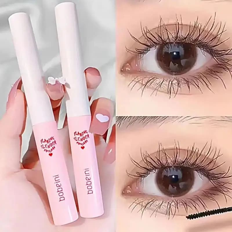 Mascara naturale lungo e arricciato allunga le ciglia Tubo impermeabile resistente al sudore Mascara Base per ciglia di lunga durata