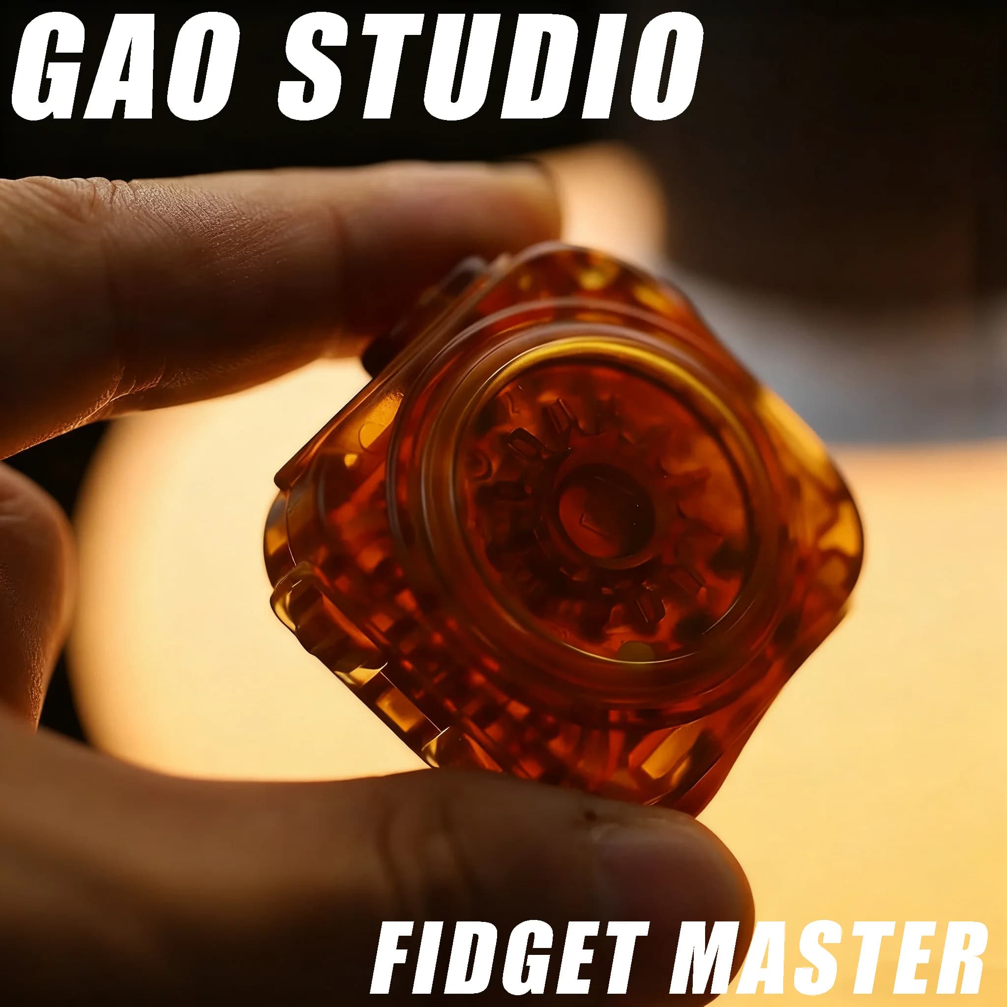 Gao Studio Fidget Master Giocattoli collettivi Fidget Slider Giocattoli da scrivania Fidget Spinner Edc Gadget Giocattolo rotante