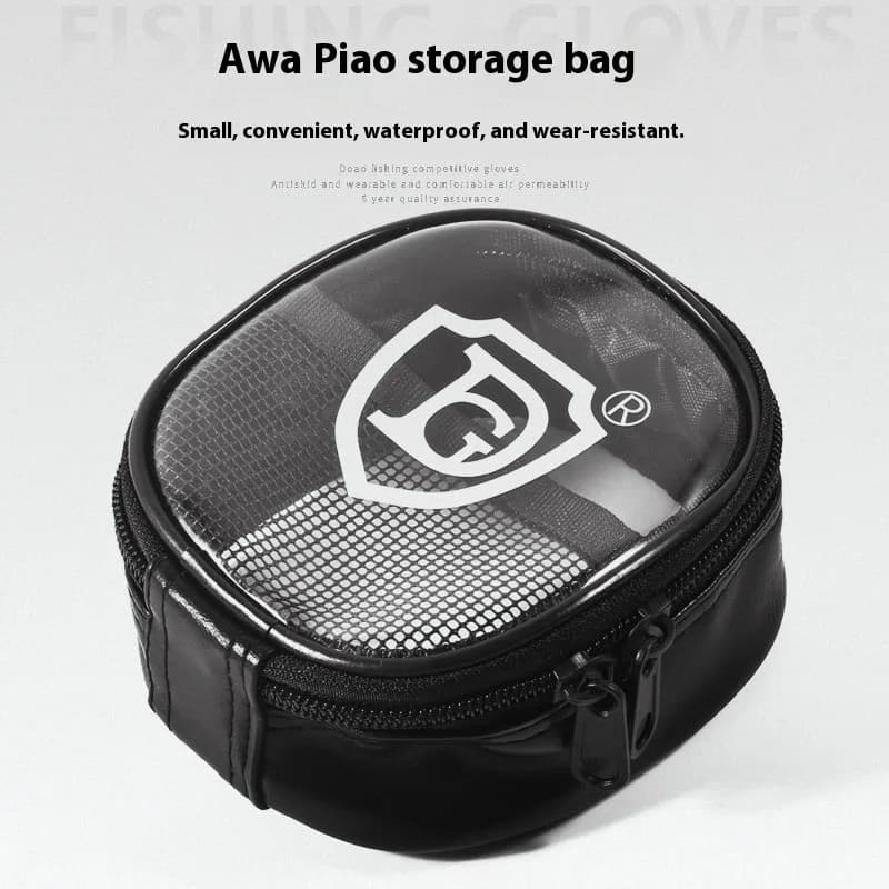 Borsa portaoggetti Apo trasparente in rete, borsa galleggiante Apo, borsa protettiva, piccoli oggetti da pesca, kit di attrezzi per riporre il galleggiante, borsa Apo