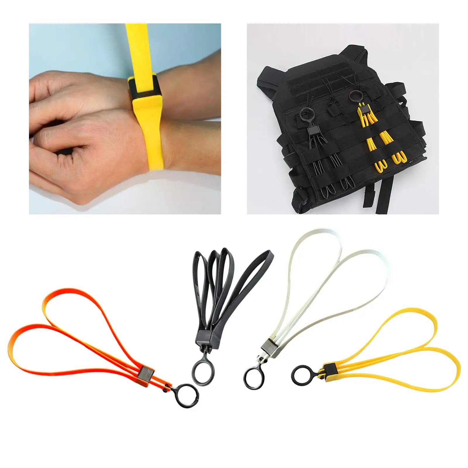 Fascetta per cavi Cintura decorativa sportiva Manette Cinghia di ritenuta per la caccia