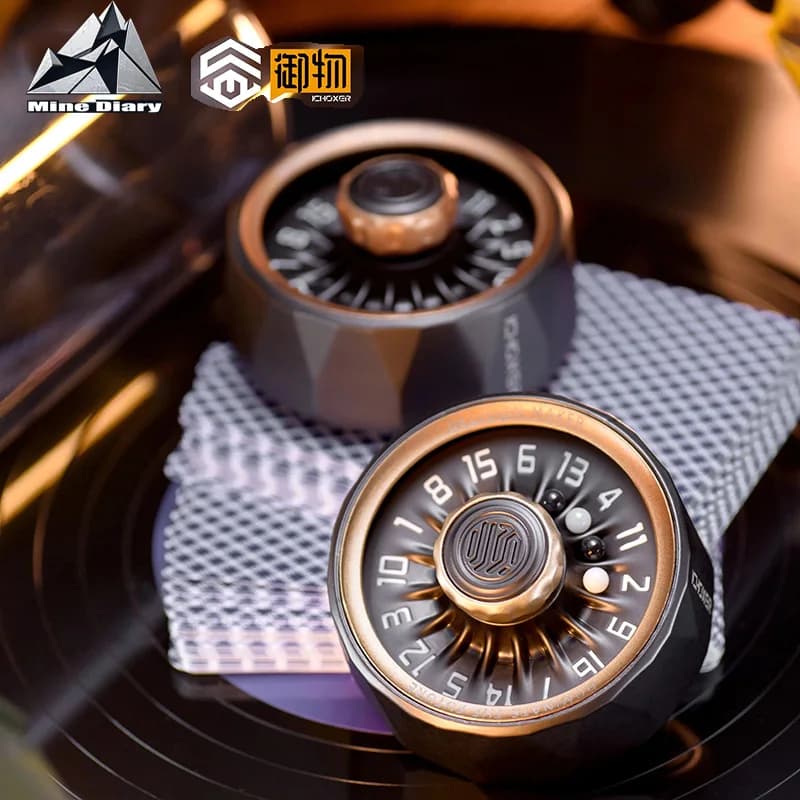 Star Ring Giradischi EDC Girevole con punta delle dita Giroscopio Fidget Spinner Choice Party Intrattenimento portatile Regali giroscopici da tavolo in metallo