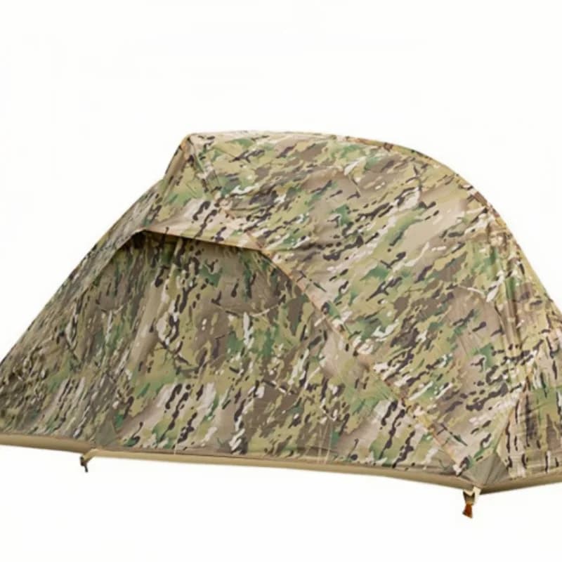 Camping Tent Summer for 1 Person, Ultralight 1.8kg, Waterproof PU3000mm, Double Layer, Fast Assembly, Aluminum Pole, for Hiking and Beach