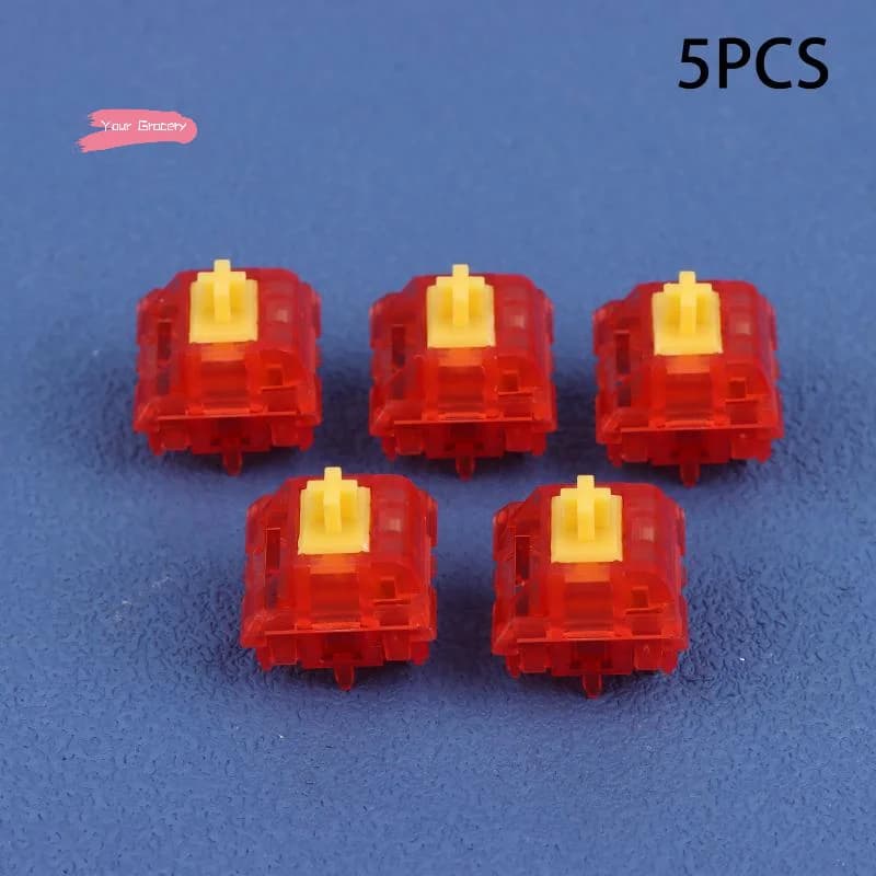 Y-5PCS Y2 Switch Linear HIFI 32g 40g 48g 53g RGB Tastiera Meccanica da Gaming per Ufficio Lubrificata Accessori PC