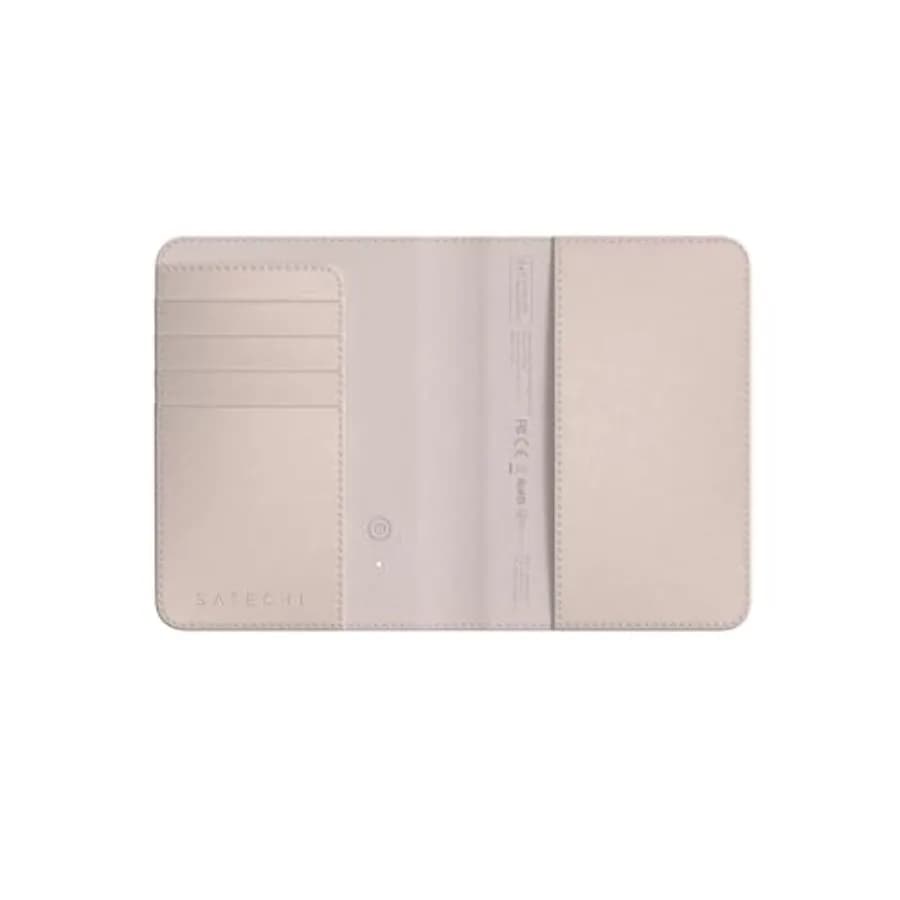 Porta Passaporto da Viaggio con Funzione 'Trova il Mio Passaporto', 4 Scomparti per Carte, Ricarica Wireless e Protezione RFID - Essenziale per i Viaggi