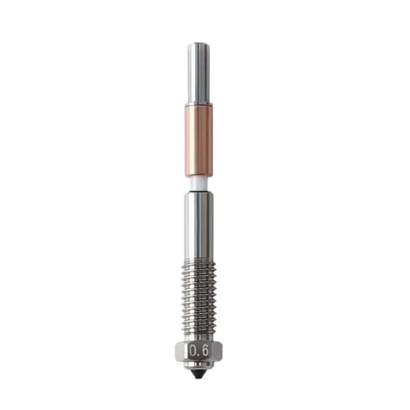 Replacement of the AT82 bimetallic nozzle for QIDI Q2 3D printer print head - Works with PLA, PETG ABS, ASA, PC, PA-CF filaments