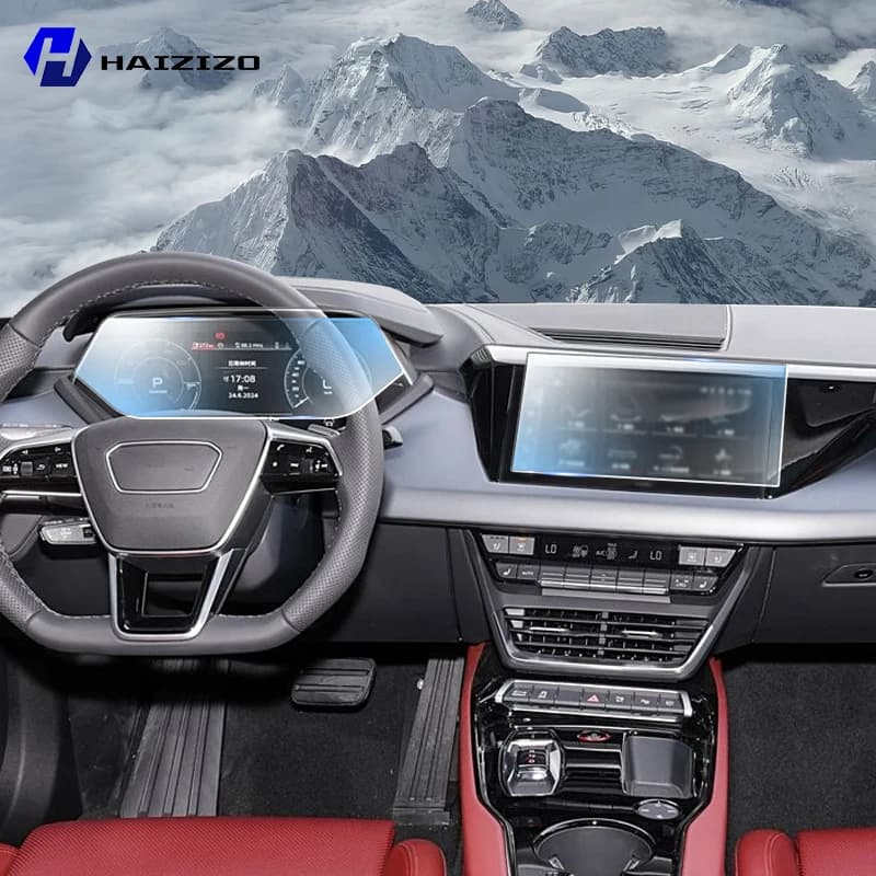 Per Audi e-tron GT 2023-2025 Interni auto Protezione schermo opaca console Navigazione GPS Scena LCD Pellicola TPU Resistente ai graffi