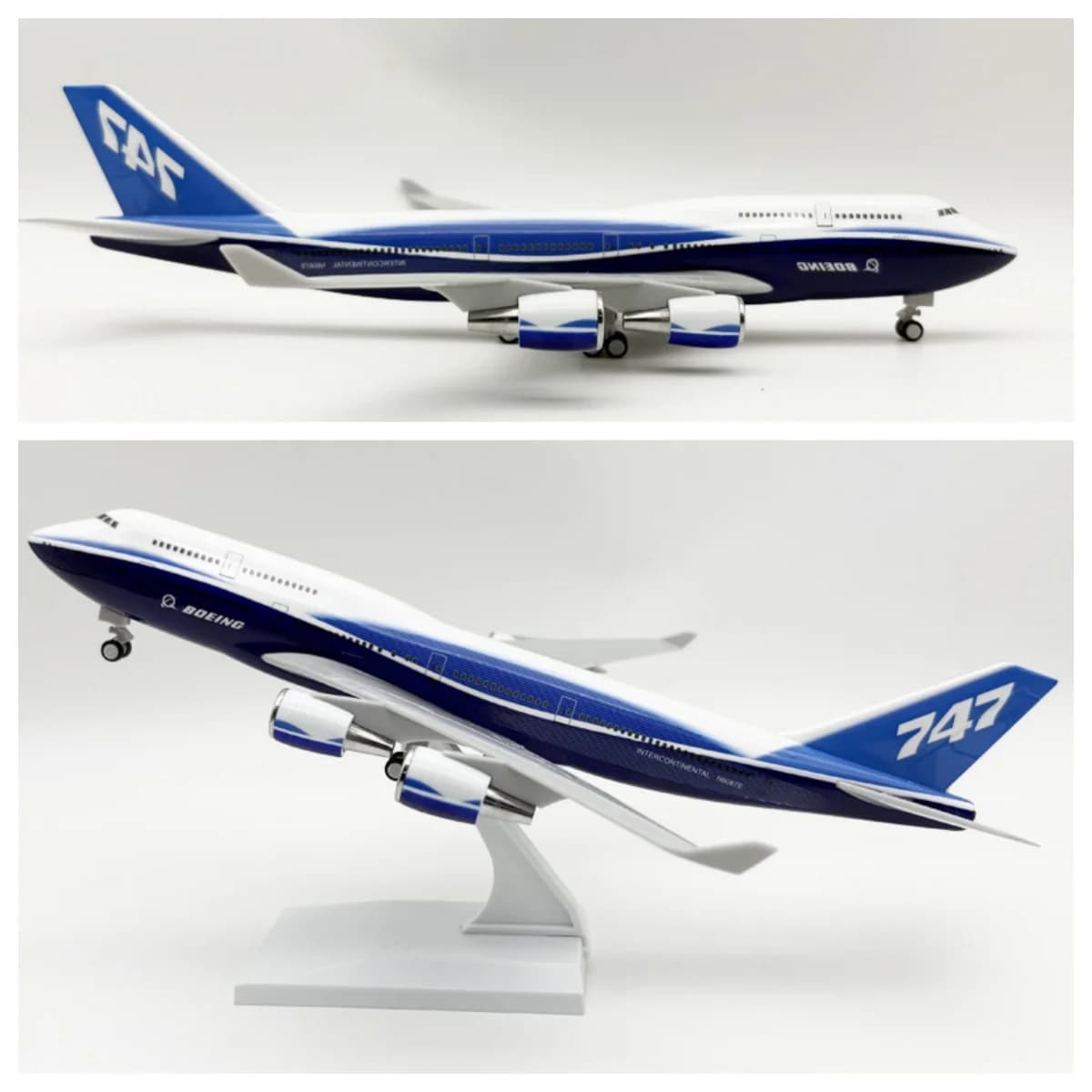 30 centimetri Modello Originale B747 Prototipo Airways Modello di Aereo Giocattolo In Resina 1/250 Bilancia Pressofuso Modello di Aereo Kit con Ruote per Aereo