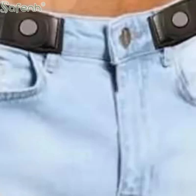 Cintura invisibile elastica ad alta resistenza senza fibbia per un uso confortevole sotto abiti, jeans, yoga, corsa