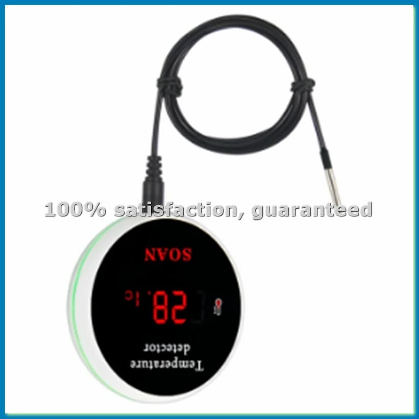 Tuya Smart Home Wifi Temperature Sensor Wire Digital Thermometer Room Water Pool Thermostat Alarm Push EU-VVNB