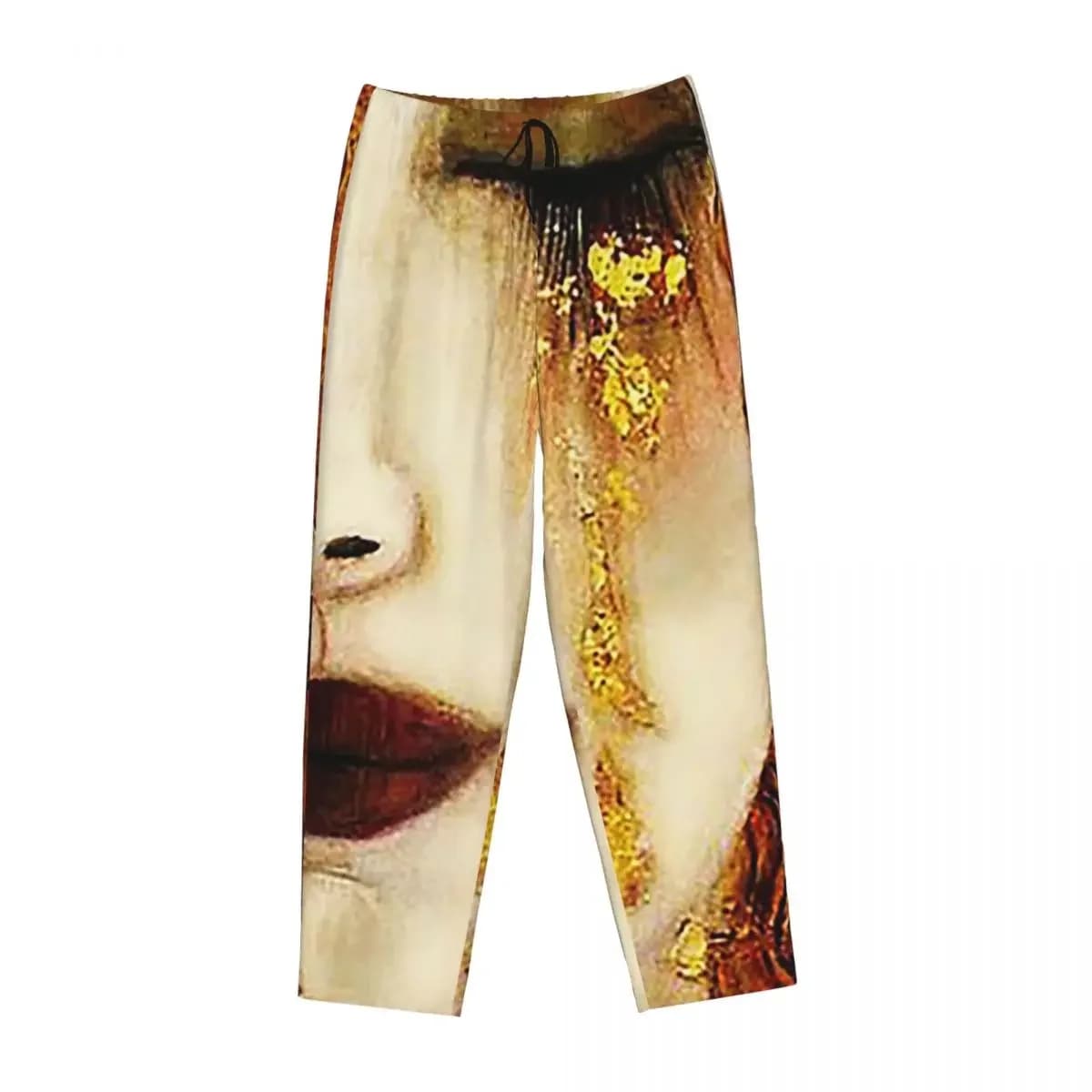 Custom Klimt Golden T Women Pajama Pants Lounge Sleep Sleepwear Bottoms with Pockets