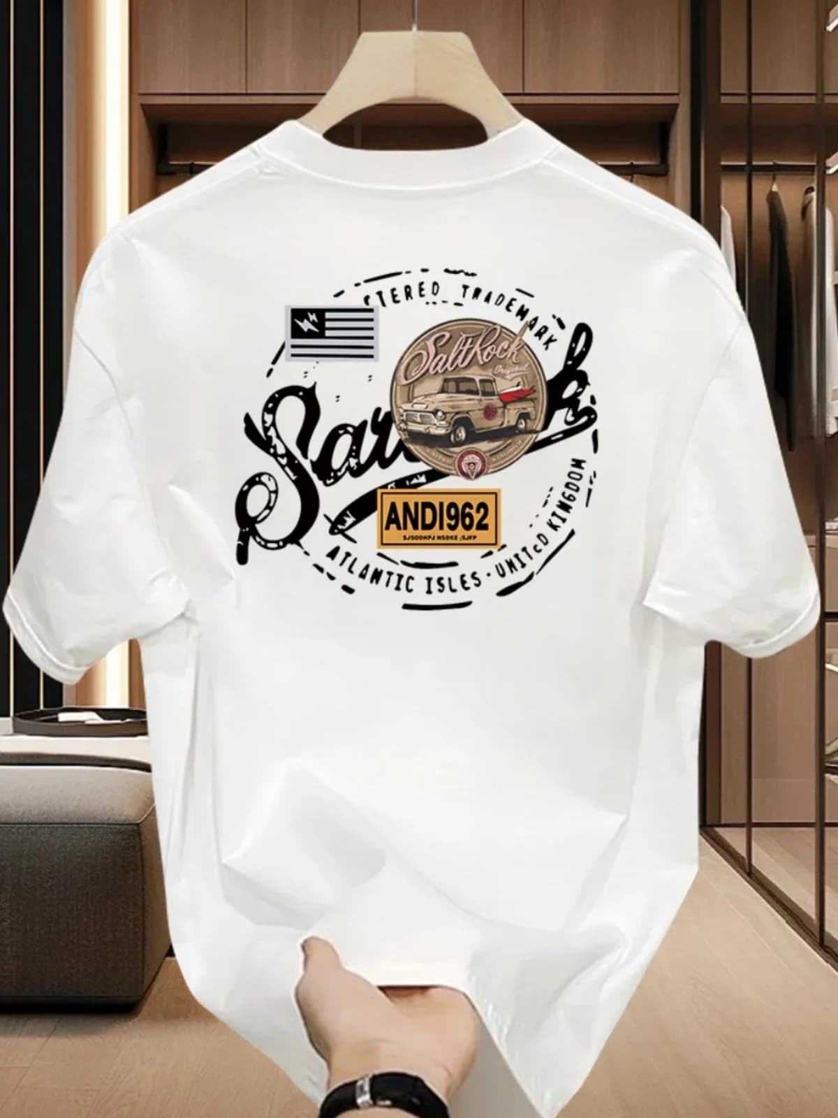 Summer Casual Men's T-shirt Top Quality Cotton Blend Cool Funny Dinosaur Design Printing O-neck For Men T-shirt Male Tee Shirts