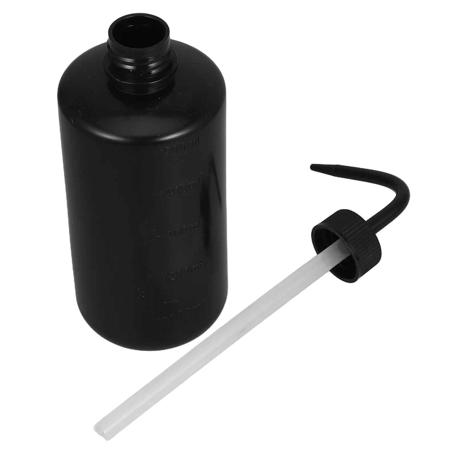 2 Flaconi in Plastica da 500ml con Beccuccio Curvo per Irrigazione Piante Succulente, Pulizia, Tatuaggi e Irrigazione Piante
