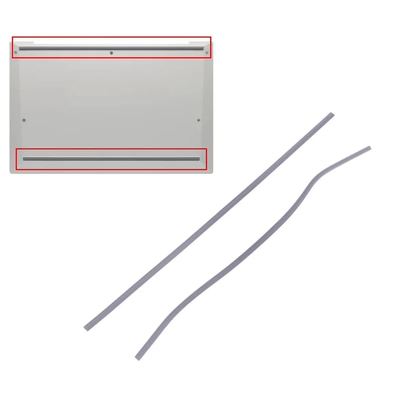 1Pc Laptop Rubber Strip For Elitebook 830 735 G7 G8 DIY Bottom Case Foot Pad Non-Slip Bumper Feet Strip Laptop Accessories·