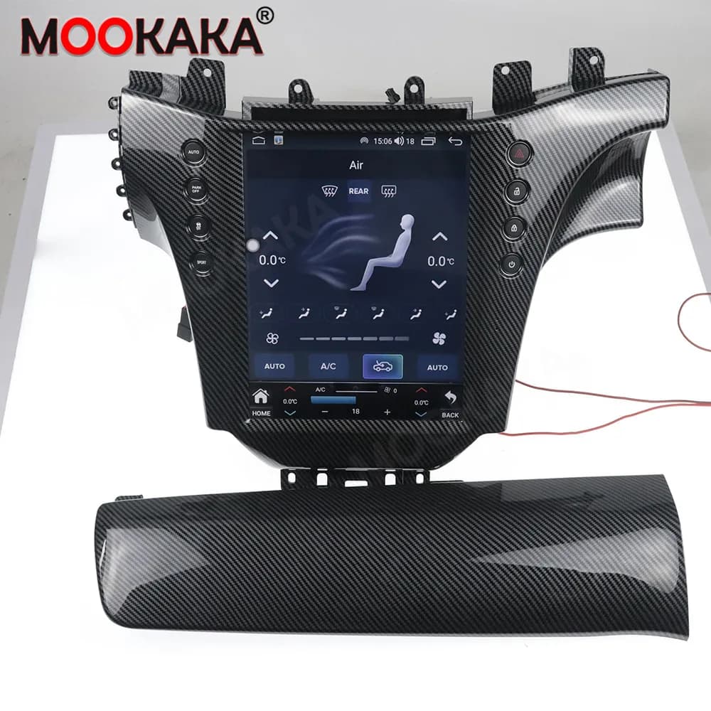 Autoradio Android Auto Carplay in fibra di carbonio per Maserati Gran Turismo GT 2005-2015, stereo per auto, multimedia, GPS, navigatore, unità principale da 12.1 pollici, DSP