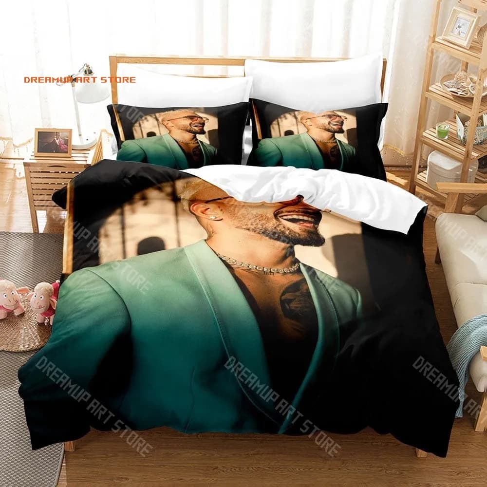 2026 3D Print Maluma Bedding Set Single Twin Full Queen King Size Bed Set Aldult Bedroom Duvetcover Sets Hip Hop Bed Sheet