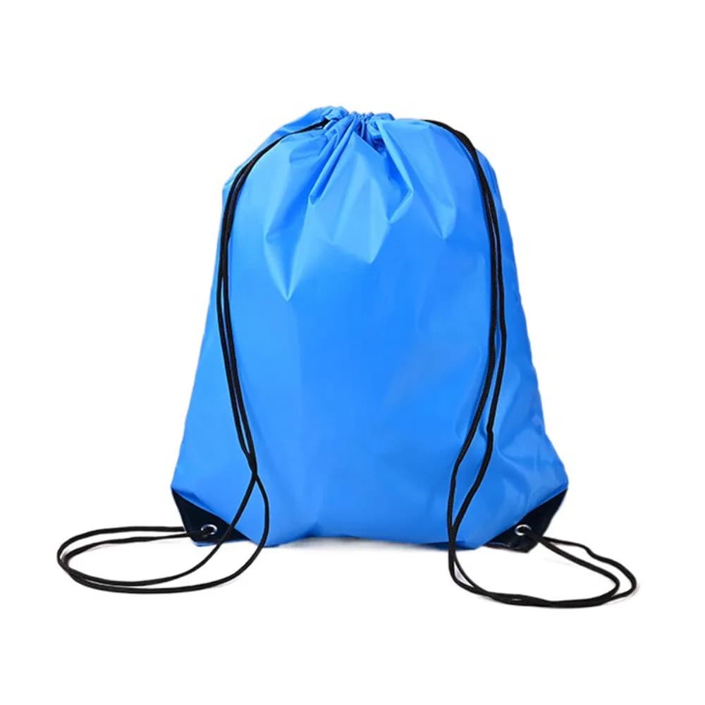 Practical Polyester Drawstring Bags Foldable Portable Riding Backpack Waterproof Multicolour Sports Bag For Travel Swimming Gym