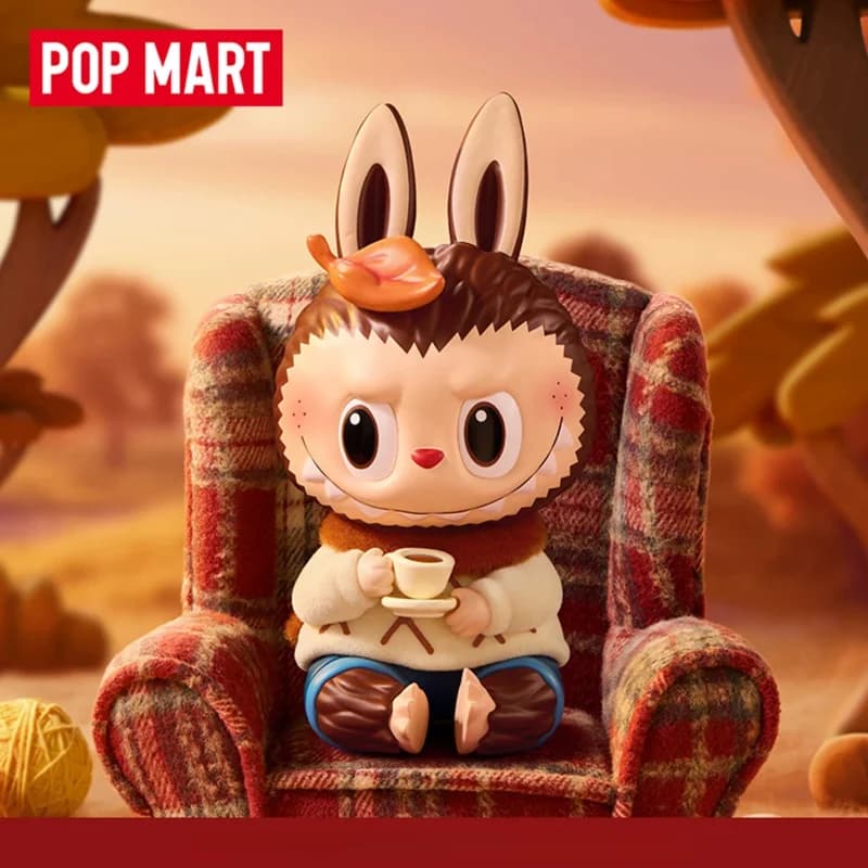 Hot POP MART Labubu The Monsters ZIMOMO Serie di maglioni caldi Scatola cieca Guess Bag Scatola misteriosa Bambola giocattolo Figura anime Regalo di compleanno