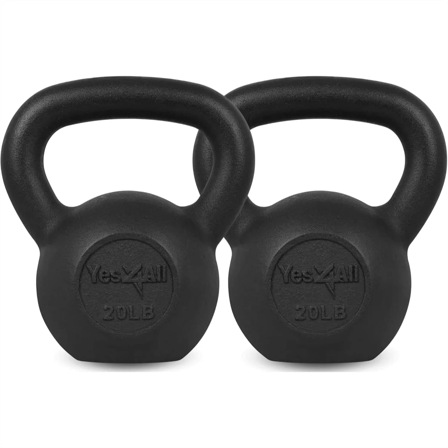 Kettlebell in Ghisa da 5-80 Libbre, Pesi per Allenamento di Forza per Tutto il Corpo, Push Up, Singolo o Set da 2