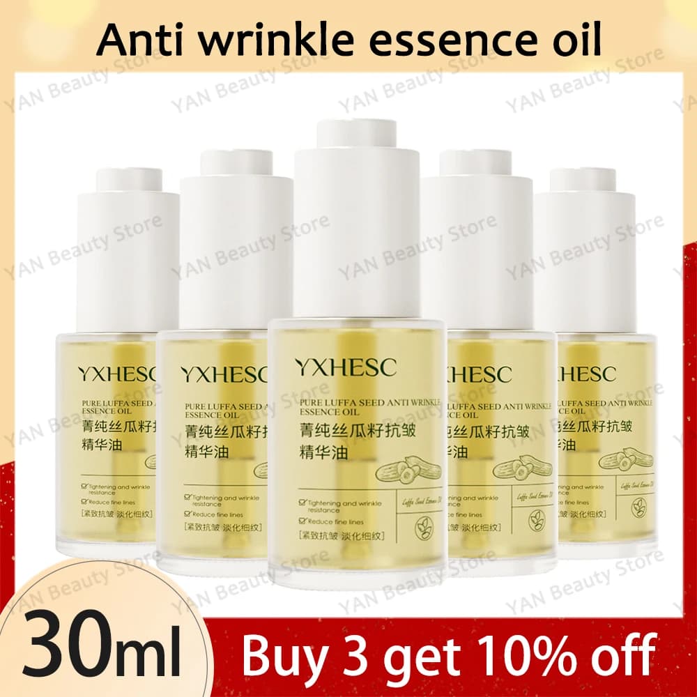 Anti-wrinkled Luff Seeds Essential Oil For Skin Vitamin C Korean Product for Skin Care Peptide Whitening for Slender Plants