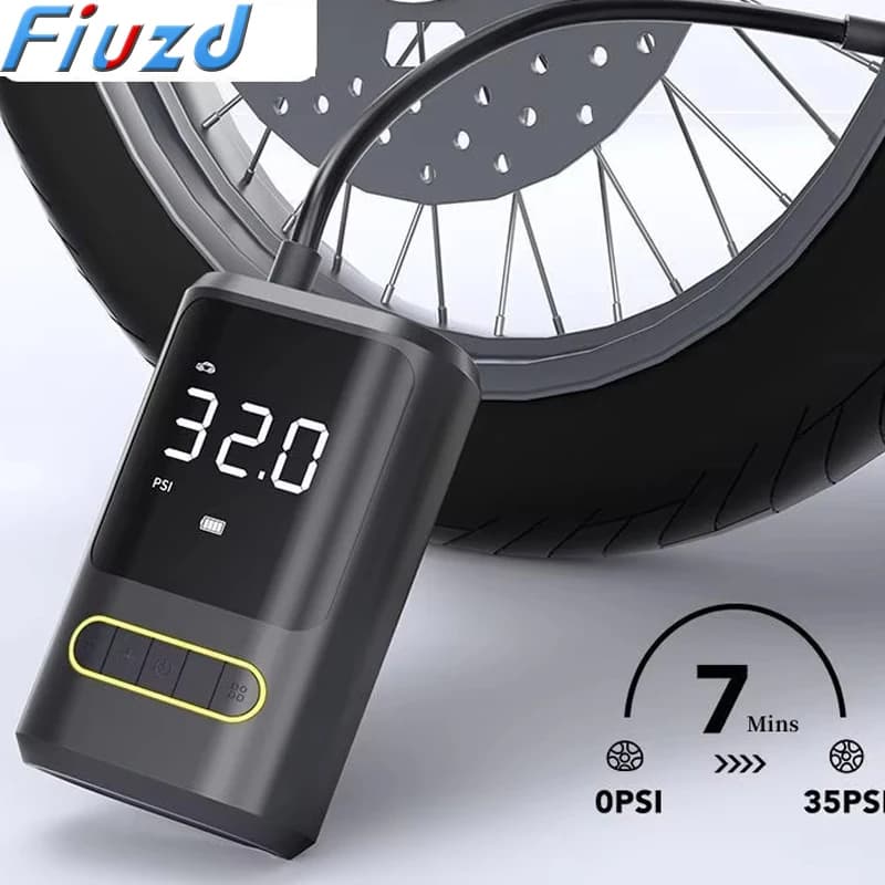 150PSI Car Air Pump Wireless Protable 120W Car Air Compressor Tire Inflation Pump for Motorcycle Bicycle Car Tire Ball Inflator