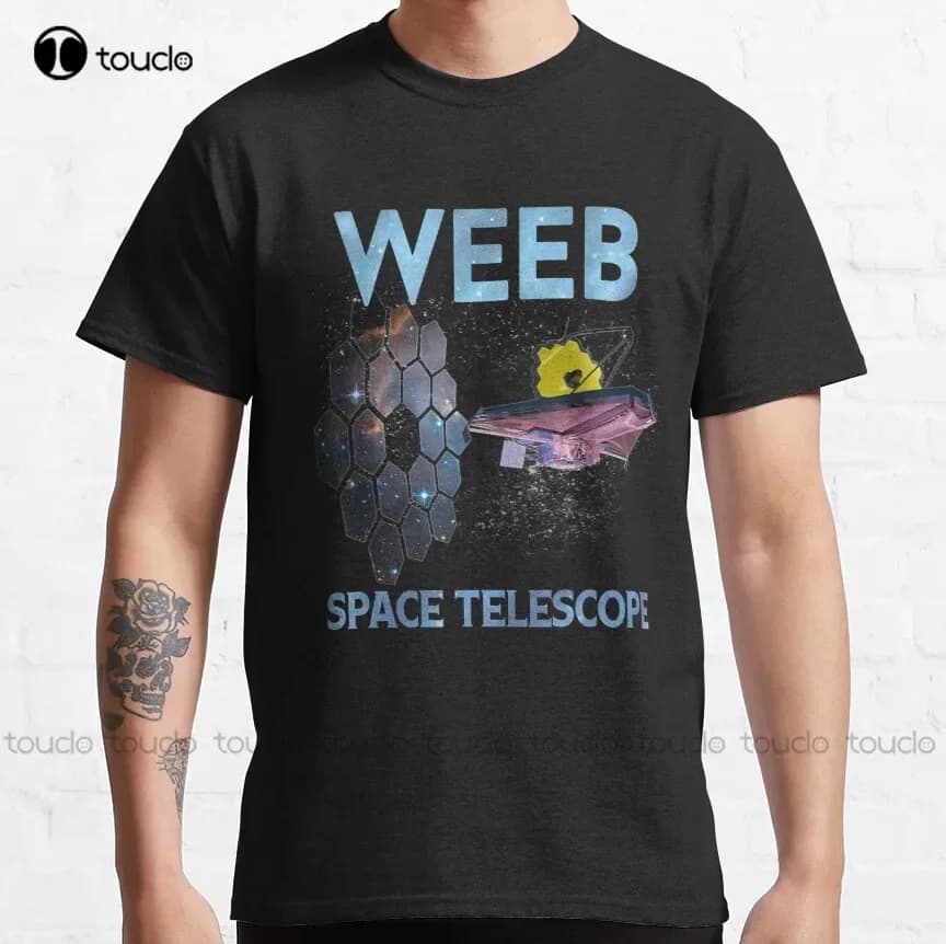 James Webb Telescopio spaziale Jwst Galaxy T-shirt classica Camicie da insegnante Outdoor Semplice Vintag Magliette casual Xs-5XL Regalo personalizzato