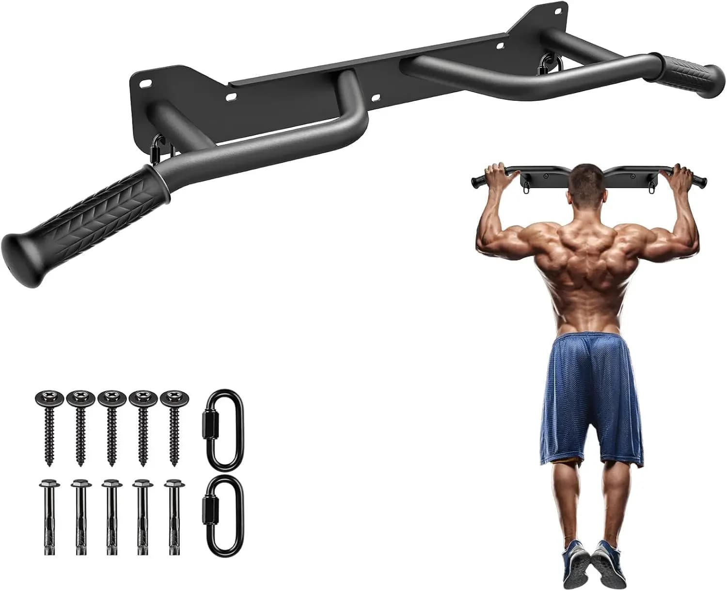 Durable, multi-functional, portable, 39 inch Wall Traction Bar