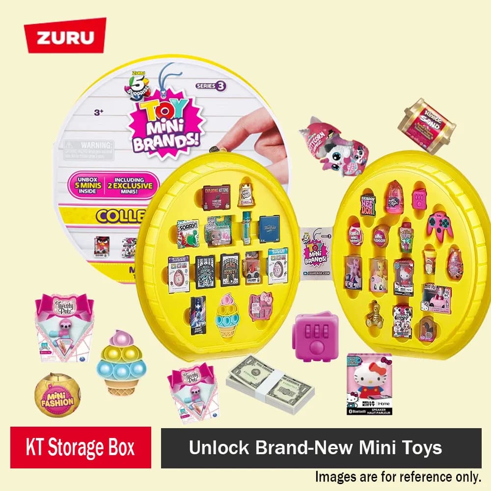 ZURU 5 Surprise Toy Mini Brand Collector's Box Serie 3 Espositore Modello Supermercato Giocattolo Misterioso Regalo per Bambini