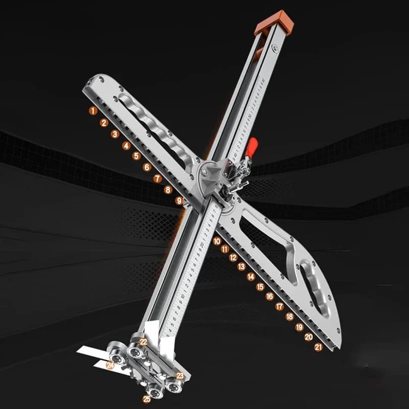 Foldable Gypsum Board Cutting Artifact Professional Lengthened Gypsum Cutter High Precision Woodworking Tools Cutting Board Tool