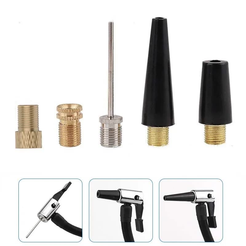 Adattatore per Valvola Schrader per Bicicletta, Accessorio per Compressore d'Aria, Gonfiatore per Pneumatici, Pompa d'Aria per Ciclismo e Fitness