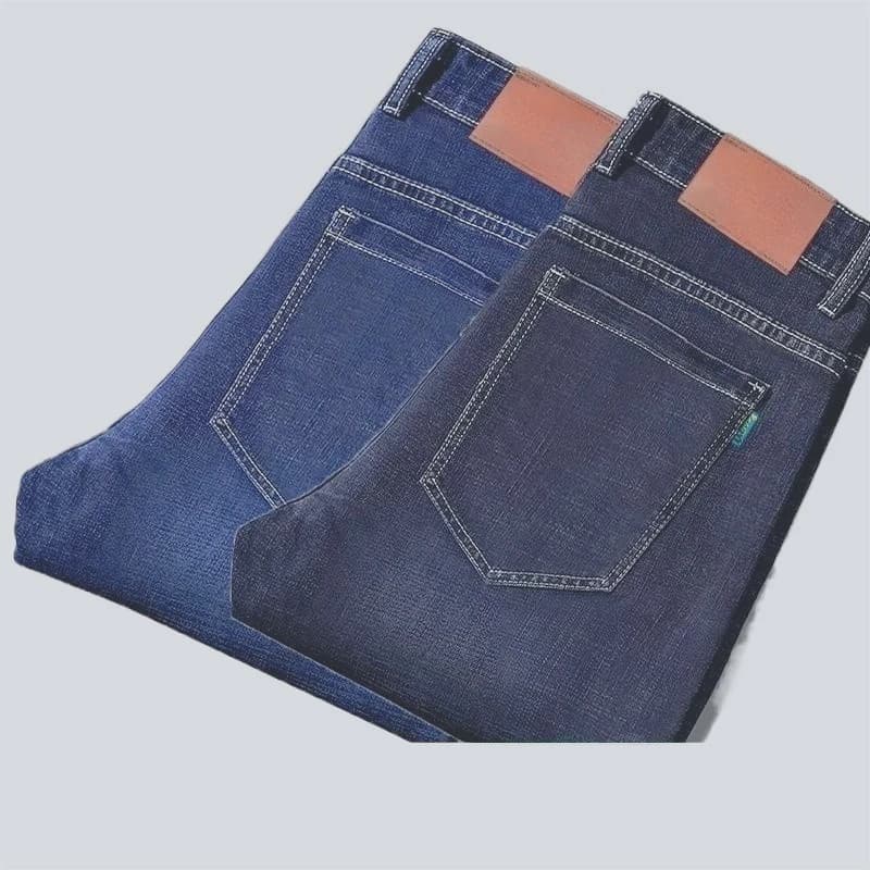 Pantaloni con Cerniera Invisibile e Apertura all'Inguine, Jeans Elasticizzati da Uomo, Sottili, Casual Business, Resistenti all'Usura ed Economici