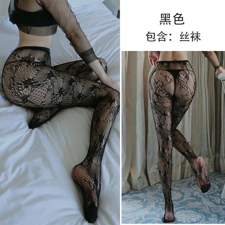 Sexy Long Night Lingerie Leggings Sexy Temptation Women's Mesh Socks Collant 5070