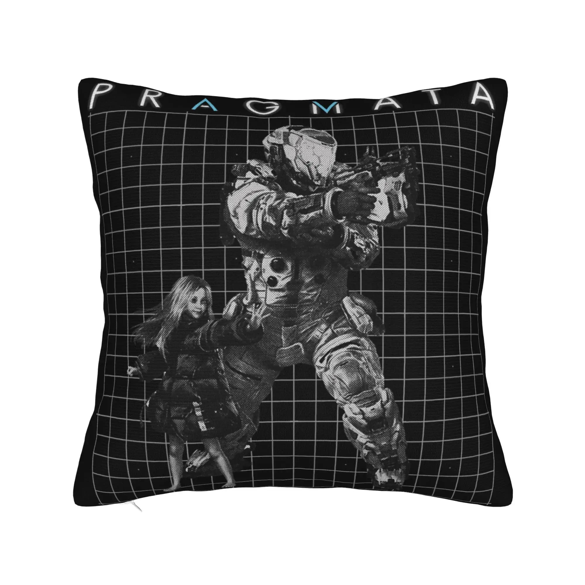 Federa Decorativa per Cuscino Pragmata Game 2026 Merchandise, Copricuscino da Divano con Cerniera, Varie Misure